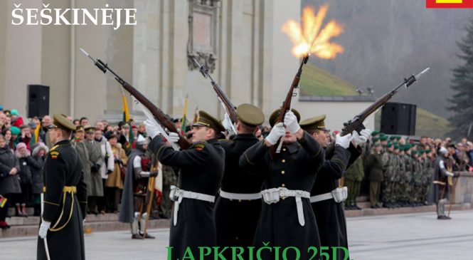 Kviečiame visus paminėti Lietuvos kariuomenės dieną